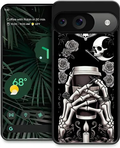 Vista 299 de Compatible con Google Pixel 4A 5G Mobile Case Creative Acrylic Back Panel Silicona Edge Case Slim Protección Especialmente para Google Pixel 4A 5G