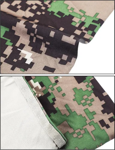 Vista 5 de Mudder 9 pares de mangas unisex de protección UV para brazos mangas de enfriamiento de seda de hielo para brazos fundas de brazo