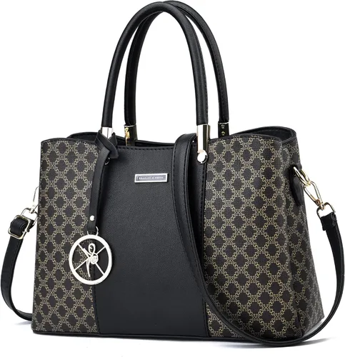 Vista 15 de KURGOOL Bolsos y bolsos de mano para mujer, bolso de hombro con asa superior, bolsa de mensajero para mujer