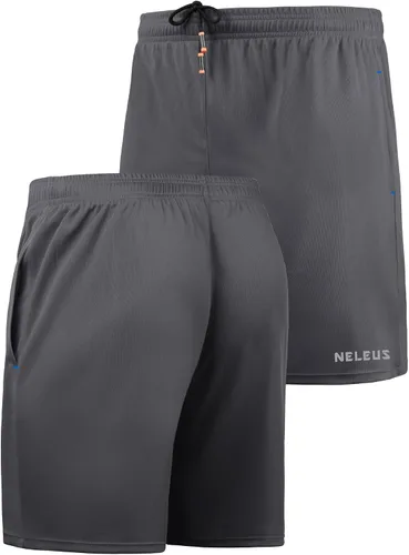 Vista 5 de NELEUS Pantalones cortos ligeros de 7 pulgadas para hombre con bolsillos