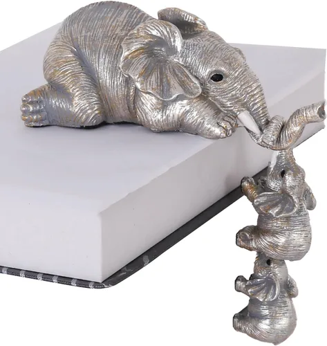 Vista 4 de Decoración de estatua de elefante dorado, figuras de elefante que traen buena suerte, salud, fuerza, oficina, estante de TV, estante, sala de estar