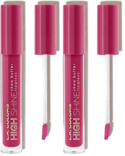 Vista 31 de Manteca de Karité Lip Gloss de lato brillo L.A. Colors, de 0,14 onza, Bebé Pastelillos (Baby Cakes)