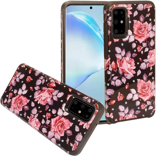 Vista 17 de Para Samsung Galaxy S20 Plus, Galaxy S20+ 6.7" (SM-G985) - Funda para teléfono con imagen a prueba de golpes - AD1 mármol negro