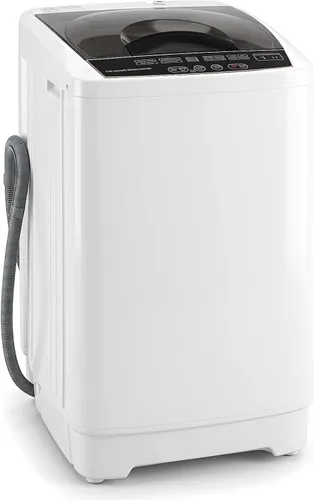 Vista 12 de Giantex 7.7LBS Portable Washing Machine, Top Load Full-Automatic (Grey)