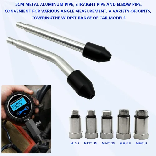 Vista 7 de ZKTOOL Comprobador de Compresión Digital LCD Automotriz, Medidor de Compresión Digital 250 PSI, Kit de Adaptador de Comprobador de Compresión