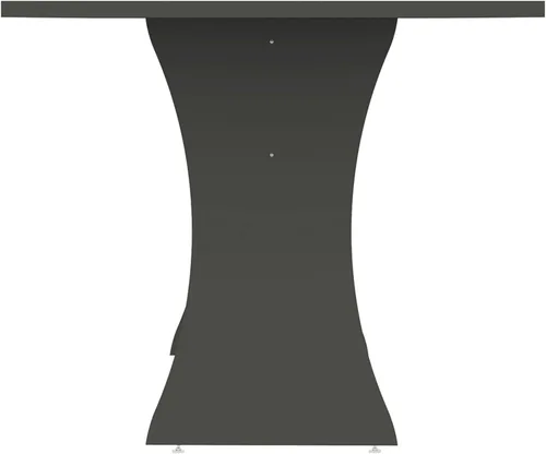 Vista 5 de Manhattan Comfort Coney - Mesa de comedor rectangular para 6 personas con patas de metal ajustables, superficie resistente y elegante silueta