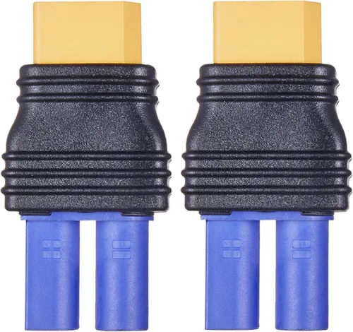 Vista 15 de EC3 conector macho a EC5 hembra conector adaptador para RC Lipo batería EC3 a EC5 adaptador (2 unidades)