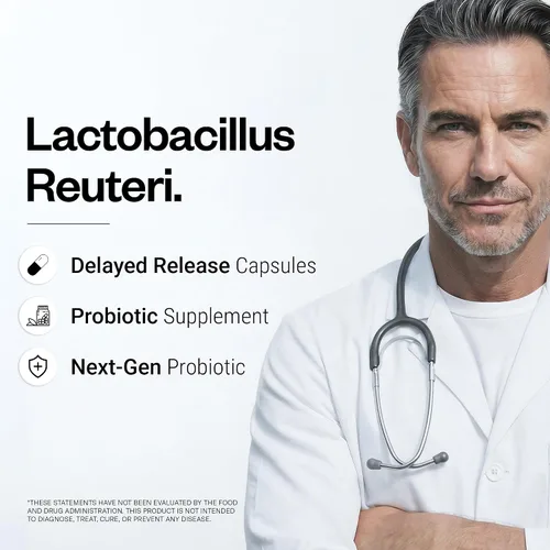 Vista 2 de Supersmart - Lactobacillus Reuteri 5 Billion CFU per Day - Probiotic Supplement Non-GMO & Gluten Free - 60 DR Capsules 5 billion UFC per day