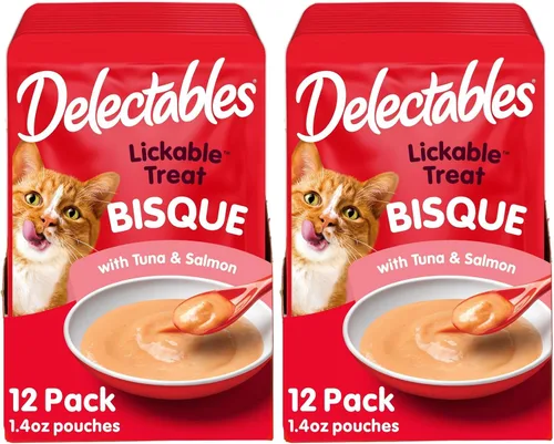 Vista 16 de Hartz Delectables - Golosinas húmedas para gatos, atún, 12 unidades - 3270011057