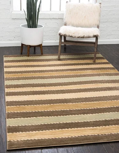Vista 21 de Unique Loom Fars Collection - Alfombra de área - Monterey (2' 2" x 3' 1" Rectángulo, Marrón/Crema)