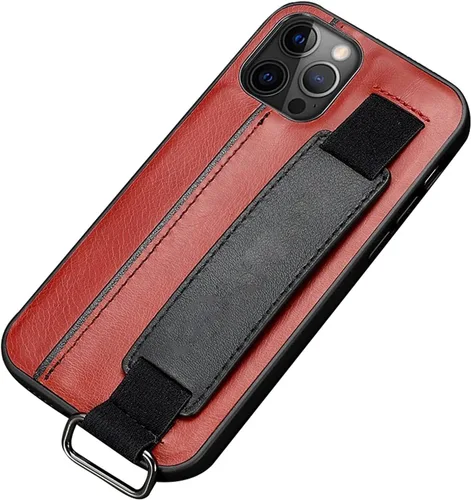 Vista 3 de Funda para iPhone 14/14 Plus/14 Pro/14 Pro Max, funda multifuncional de piel auténtica con ranuras para tarjetas y soporte, funda antideslizante a