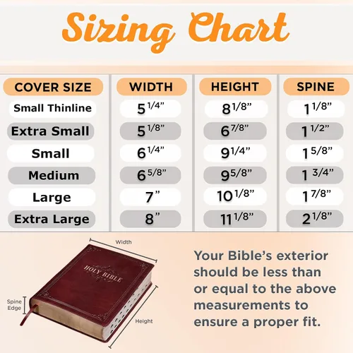 Vista 8 de Christian Art Gifts Funda de piel sintética para Biblia, para hombres y mujeres Estuche con emblema de pez Jesús Ichthus, con cremallera