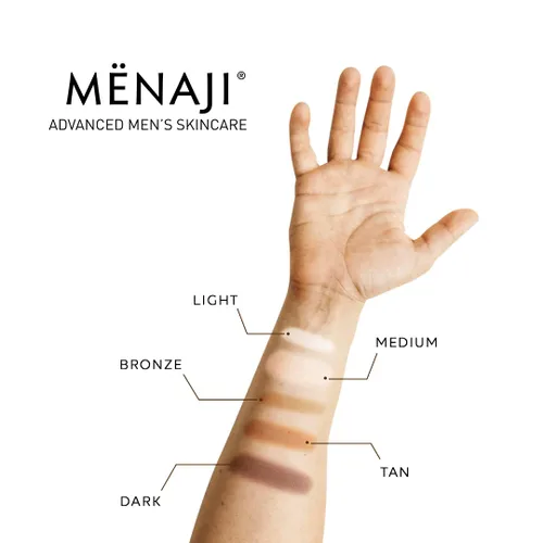 Vista 7 de Menaji HDPV Polvo antibrillo (bronce) Maquillaje facial antibrillo para hombres Polvo facial de alta definición Polvo facial agradable a