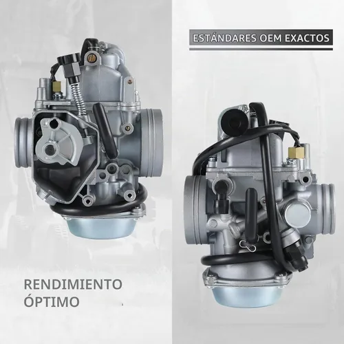 Vista 5 de Carburador FourTrax 300 para Honda TRX300 TRX350 Carb, Rancher 350, Foreman 400 450 con filtro de aire y aceite, cepillo de limpieza