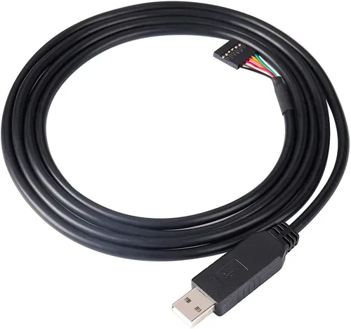 Vista 7 de DTECH Cable adaptador USB a TTL serie de 5 V con chip FTDI FT232RL de 6 pines de 0.1 pulgadas de paso hembra UART IC Windows 11 10 8 7 Linux MAC