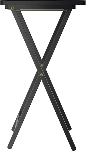 Vista 5 de Juego de mesa de 5 piezas para televisor de la marca Winsome Wood , Madera, Negro
