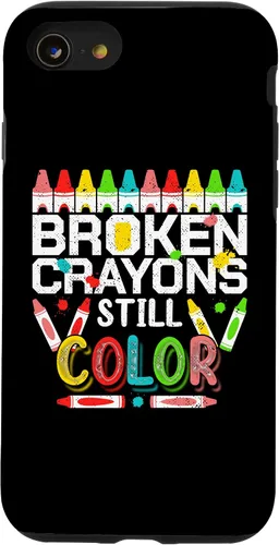Vista 18 de Broken Crayons Still Color Mental Health Awareness Men Women Case for iPhone 17