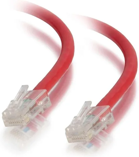 Vista 133 de C2G 24494 Cable cruzado Cat5e - Cable de conexión de red sin blindaje sin arranque, naranja (3 pies, 3.0 ft)