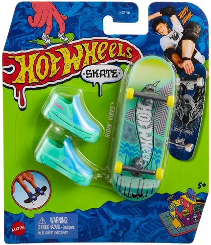 Vista 3 de Mattel Hot Wheels - Mini patineta con zapatos, varios modelos, multicolor (HGT54)