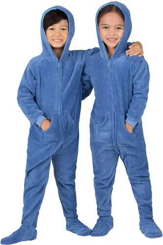 Vista 50 de Footed Pajamas - Pijama de una pieza de chenilla para niños pequeños Enterizo de pijama de una pieza para niños y niñas Unisex