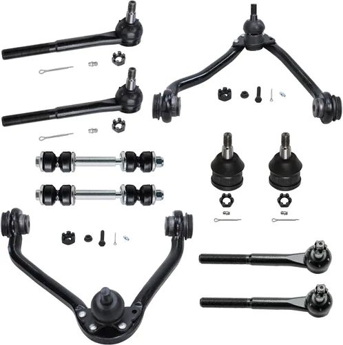 Vista 33 de Detroit Axle - Kit de suspensión delantera de 10 piezas para Chevrolet Trailblazer GMC Envoy 2004-2007 2005 2006 Soportes de brazo de control