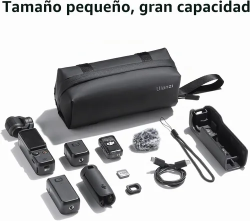 Vista 3 de ULANZI PK-04 Bolsa de transporte para DJI Osmo Pocket 3, estuche de almacenamiento portátil, protector para DJI Osmo Pocket 3 Creator Combo