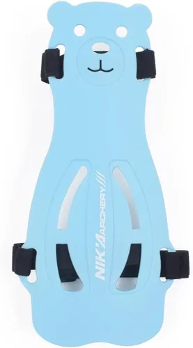 Vista 11 de Protector de brazo de tiro con arco ajustable 2 correas para jóvenes tiro práctica de caza