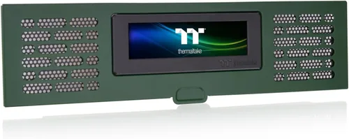 Vista 4 de Kit de panel LCD Thermaltake Tower 200 Series Racing Green, pantalla LCD de 3.9", compatible con software Tt RGB Plus 2.0, AC-067-OODNAN-A1 Verde