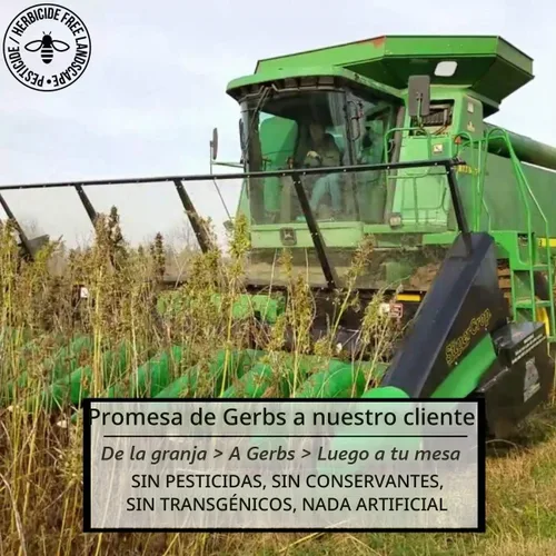 Vista 4 de Gerbs Super 5 Mezcla de Semillas 1 lb. Molida Finamente, Sin Aditivos Artificiales, Bolsa resellable Textura Sustanciosa y Cremosa para Hornear