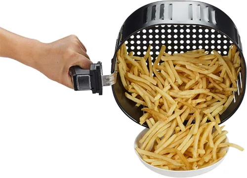 Vista 4 de GoWISE USA - Freidora de aire digital 8 en 1 de 1700 vatios 5.8 cuartos de galón con libro de recetas, color negro