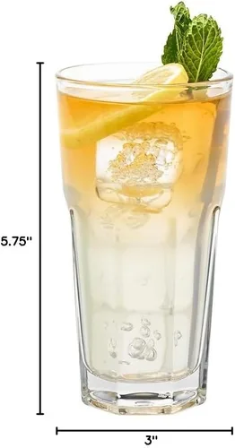 Vista 7 de Otto Vaso para bebidas de 10 oz - 3 "x 3" x 5 3/4 "- Caja de 6 unidades - Restaurantware