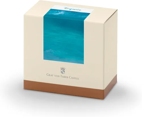 Vista 4 de Faber-Castell GRAF 141010 - Vidrio de tinta (2.5 fl oz), color turquesa