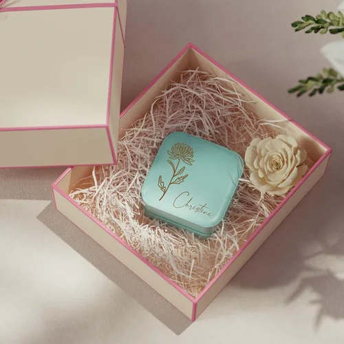 Vista 5 de ALBK Regalos personalizados para mujeres Joyero de viaje personalizado para niñas, pequeño estuche de joyería de viaje personalizado, regalos