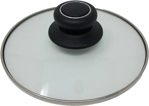 Vista 4 de Cookware - Pomo universal para tapa de repuesto, resistente al calor, mango de tapa de olla de cocina de baquelita, color negro con forro plateado