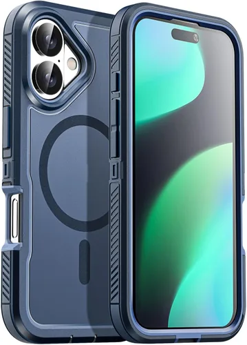 Vista 45 de AICase Funda para iPhone 13 Pro Max [compatible con Magsafe], protección magnética resistente contra caídas, cuerpo completo, a prueba de golpes, a