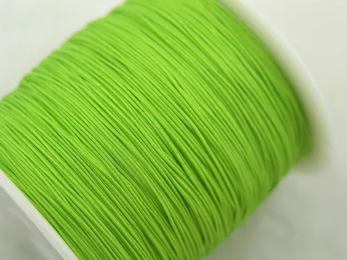 Vista 2 de KONMAY 1 rollo de cuerda de nailon de 150 yardas, trenzado de 0.016 in de nailon Shamballa Macramé/cordón de cuentas, cordón de nudo chino, cuerda