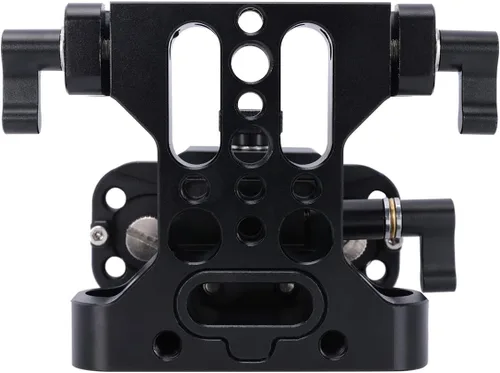 Vista 7 de NICEYRIG Placa base elevadora de riel de 0.591 in para ARCA-Swiss estándar, sistema de elevación de 1.142 in universal para plataforma de hombro