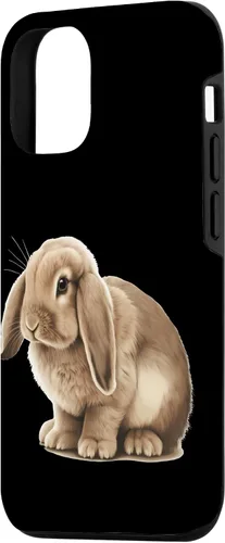 Vista 2 de Funda para iPhone 15 Lop Eared Bunny Rabbit Happy Easter Bunny Rabbit