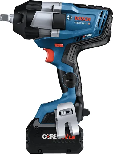 Vista 4 de BOSCH GDS18V-740CB14 PROFACTOR™ Kit de llaves de impacto conectadas de 1/2 pulgada de 18 V con anillo de fricción y (1) batería de alta potencia