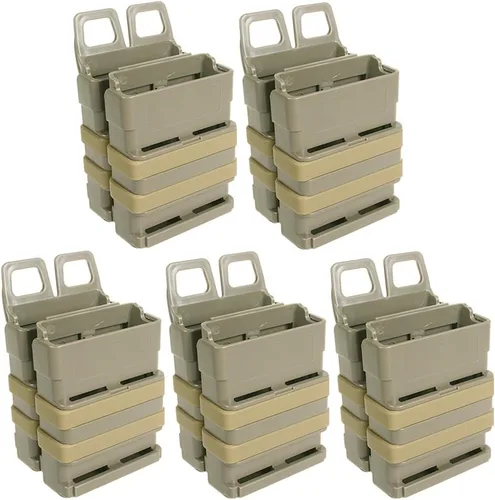 Vista 8 de Tactical bolsa contenedora de municiones 5.56 Fast Mag para M4 Mag polímero negro, pack de 5 o 2 Paquete de 2