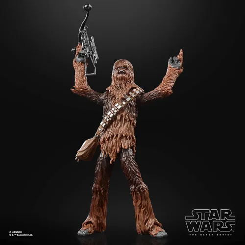 Vista 5 de STAR WARS The Black Series Archive Chewbacca - Figura de acción coleccionable de 6 pulgadas, a escala A New Hope, juguetes para niños de 4 años