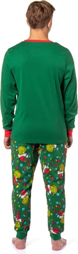 Vista 3 de Dr. Seuss How GRINCH Stole Christmas Lights Juego de pijama familiar a juego