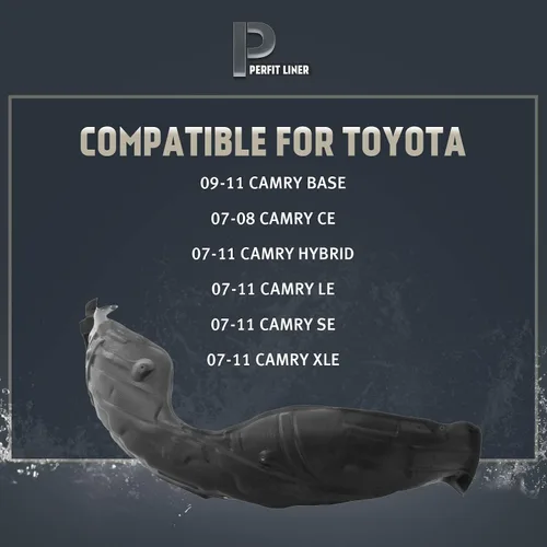 Vista 4 de Perfit Liner - Forro de guardabarros delantero derecho para Camry 2007-2011