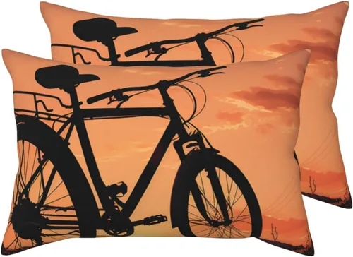 Vista 12 de Juego de 2 fundas de almohada, fundas de almohada de tamaño Queen con diseño de flores arcoíris para cabello y piel, fundas de almohada súper suaves