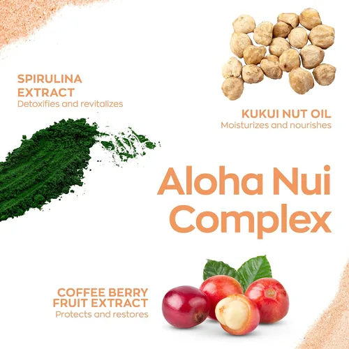 Vista 6 de Hanalei Kona Peptide Eye Cream con cafeína – Reduce arrugas, hinchazón, ojeras, hidratante, suavizante, revitalizante fórmula con botánicos