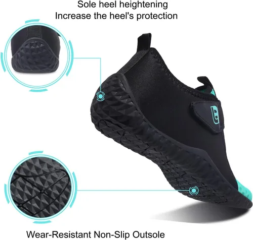Vista 5 de Spesoul Zapatos deportivos acuáticos para hombre y mujer, secado rápido, para exteriores, para playa, natación, piscina, surf, buceo, yoga
