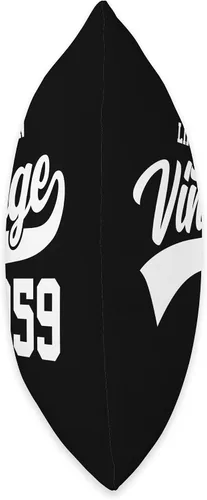 Vista 2 de Limited Edition Vintage 1959 64th Birthday Year Retro Sports Throw Pillow