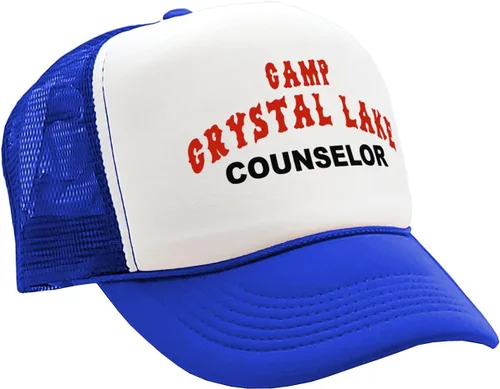 Vista 7 de Camp Crystal Lake Counselor - Halloween - Gorra de camionero estilo retro vintage