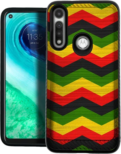 Vista 14 de CasesOnDeck - Funda de doble capa compatible con Motorola Moto G Power (2020) [Armadura cepillada] Carcasa de dos piezas de metal cepillado