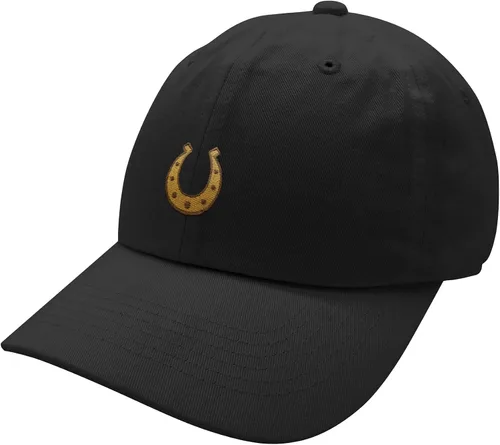Vista 3 de JPAK Gorra de béisbol de herradura bordada de algodón para papá - Horse Cowboy